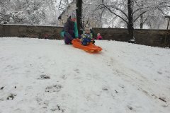 Odstrčilovi si užívali první sníh s námi