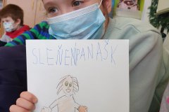 skleněný panáček
