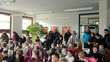 Předávání vysvědčení