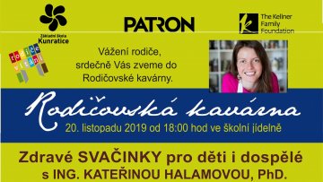 Rodičovská kavárna - 20. 11. 2019 od 18:00 hodin